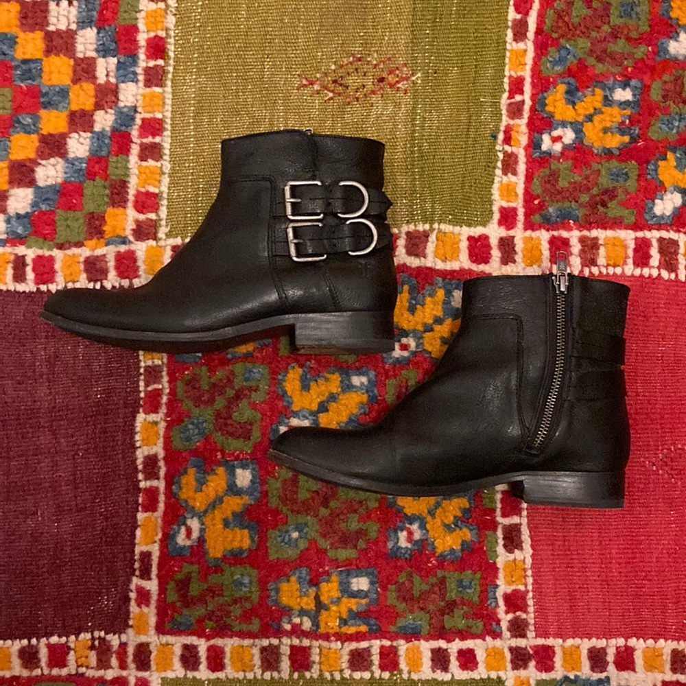 Frye Molly D Ring Ankle Boots Booties
